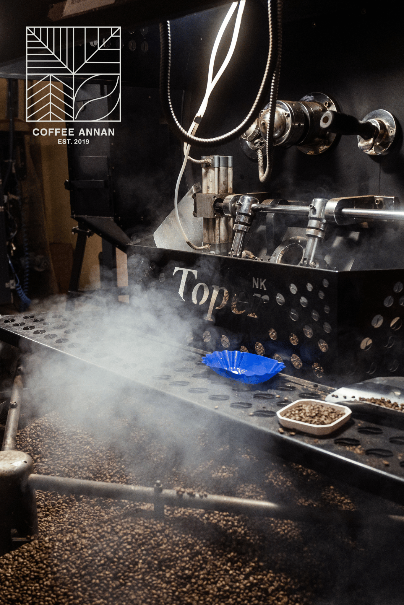 Kaffeeröstmaschine bei der Trommelröstung – schonende Veredelung von Bohnen