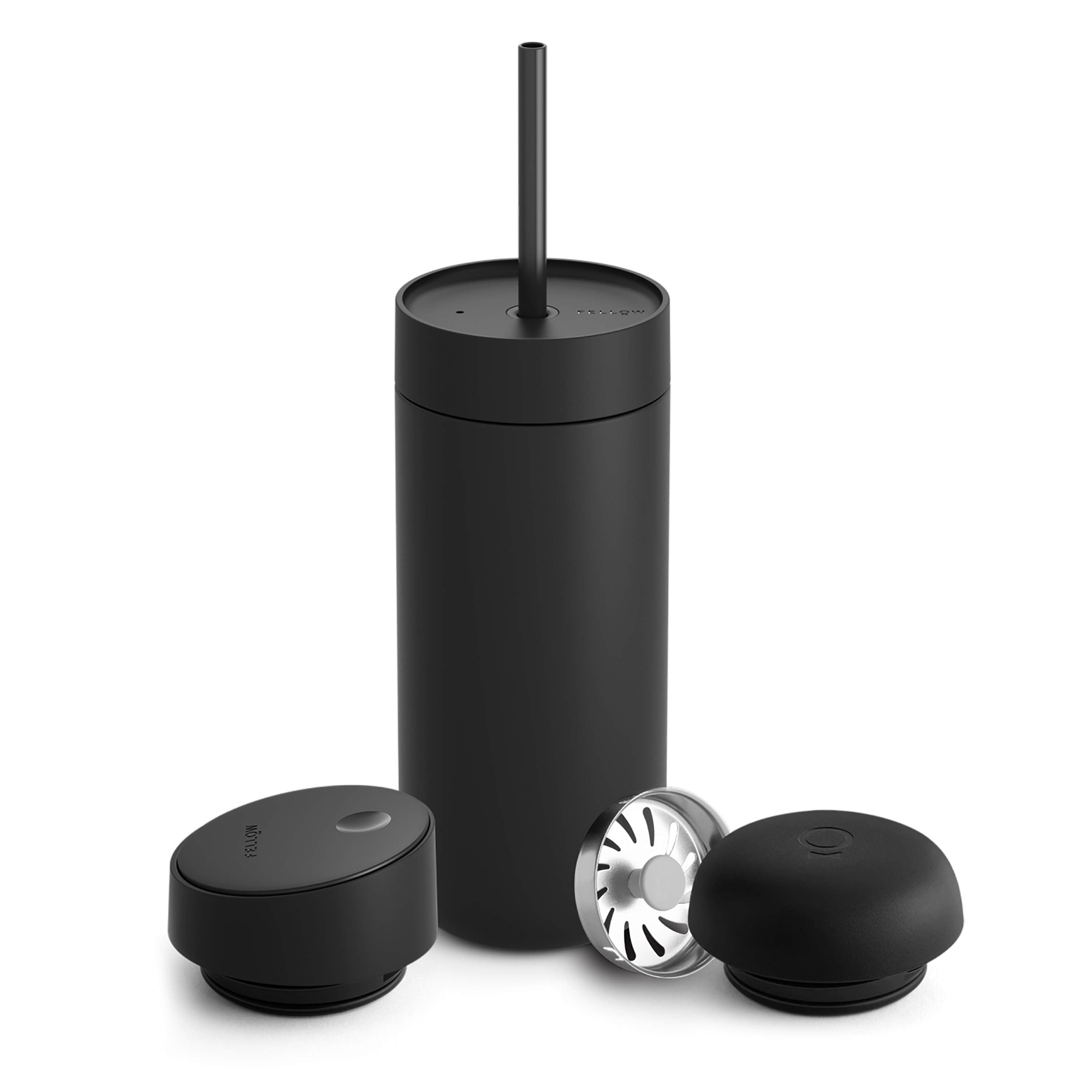Fellow Carter 3-in-1 Sip System | Thermobecher-Set mit verschiedenen Deckeln - Coffee Annan
