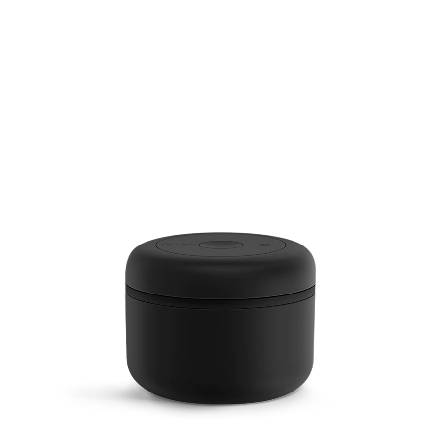 Fellow Atmos Canister Vakuum Aufbewahrungsdose für Kaffeebohnen 700 ml Matt-Schwarz - Coffee Annan
