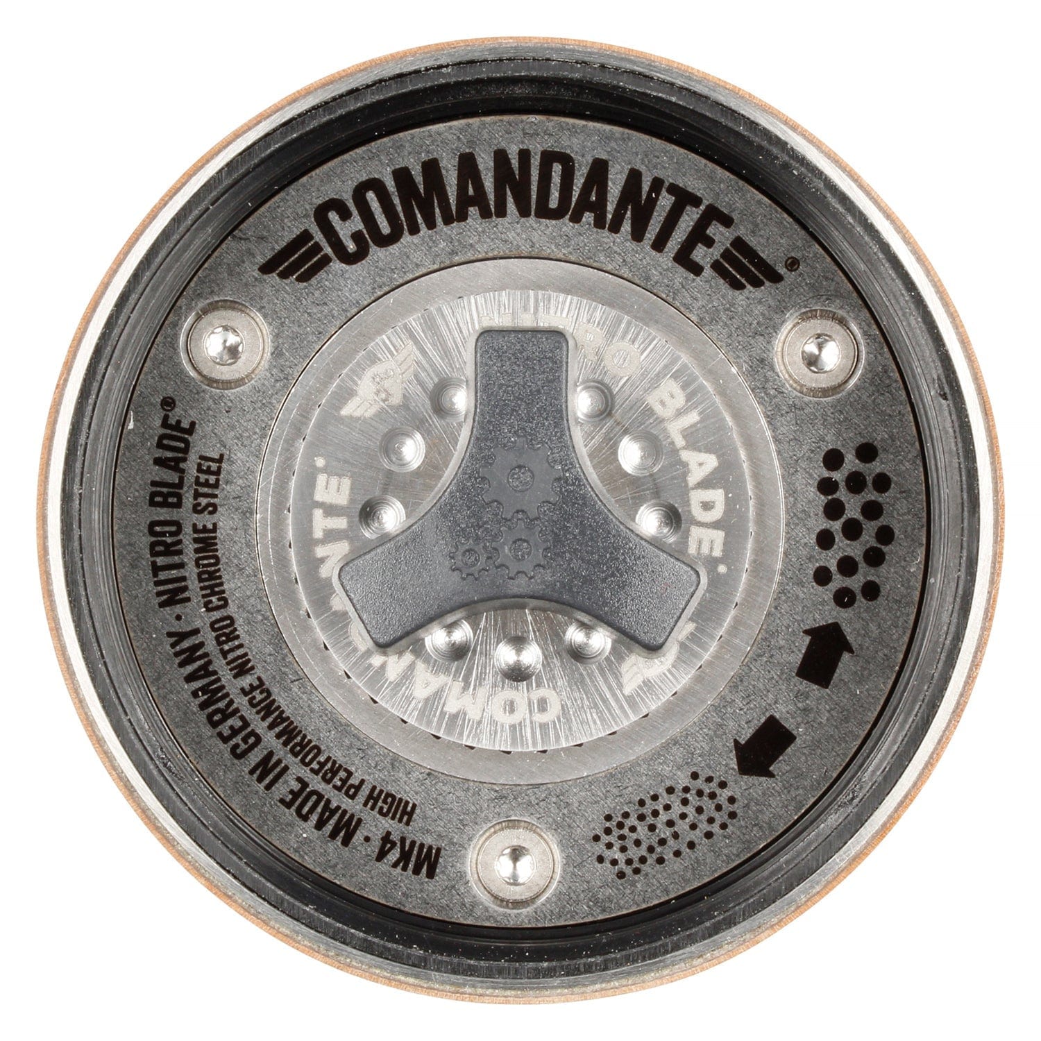 Comandante Kaffeemühle C40 MK4 Nitro Blade | Premium Wood - American Cherry Mahlwerk